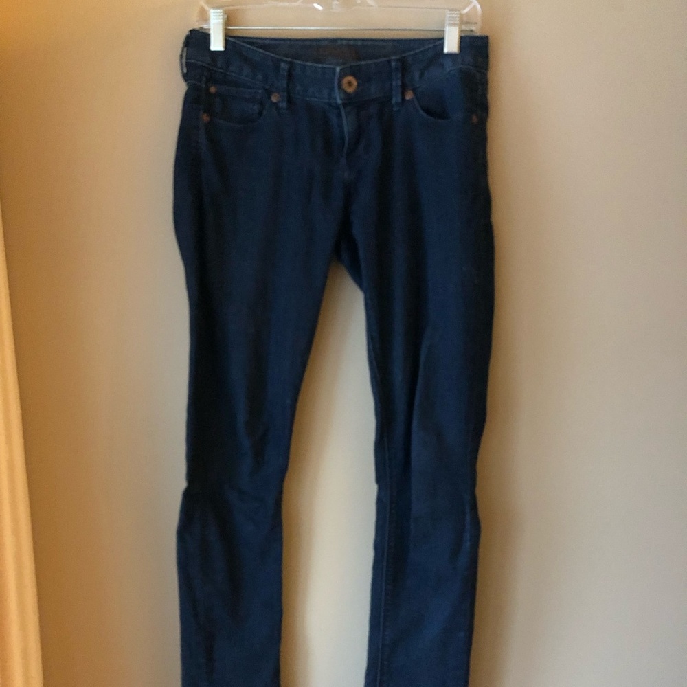 Skinny dark jeans